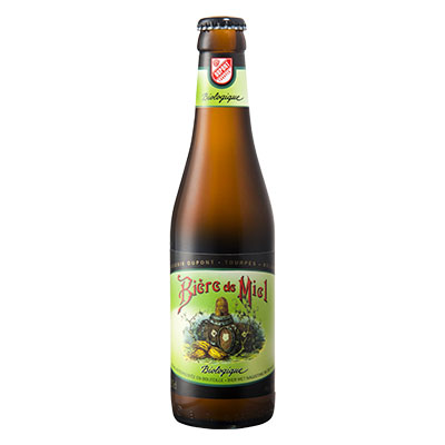 5410702001239 Bière de Miel Bio - 33cl Biologish bier met nagisting in de fles (controle BE-BIO-01)